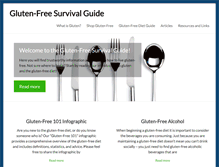 Tablet Screenshot of glutenfreesurvivalguide.org